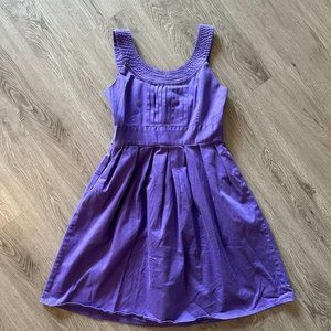 Spense Purple Sundress A-Line Dress - Size 4